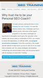 Mobile Screenshot of adultseotraining.com