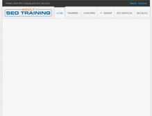 Tablet Screenshot of adultseotraining.com